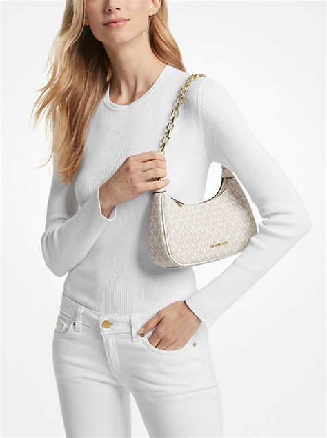 michael kors cora medium chain crossbody|cora medium leather shoulder bag.